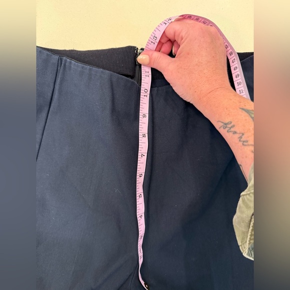 rag & bone Simone Stretch Navy Pants - Picture 5 of 6